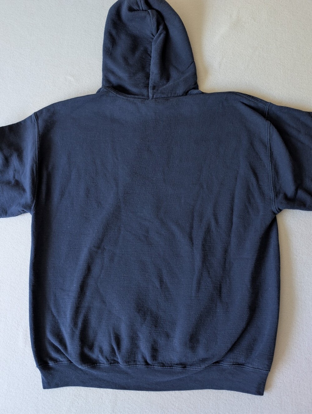 Capricorn Zodiac Gildan Heavy Blend Navy Hooded Sweatshirt Hoodie Sz L Cotton image 6